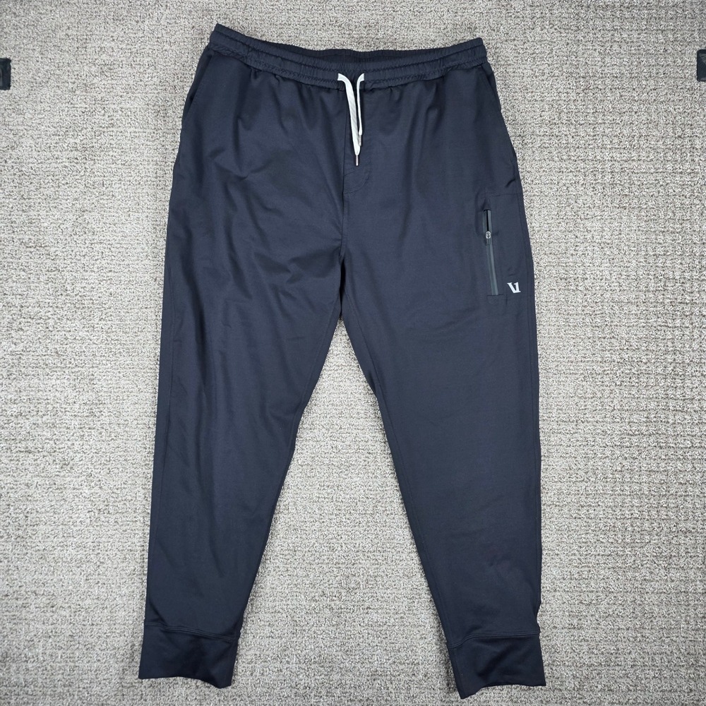 Vuori Mens Sunday Performance Jogger Pants Black V416 XXL